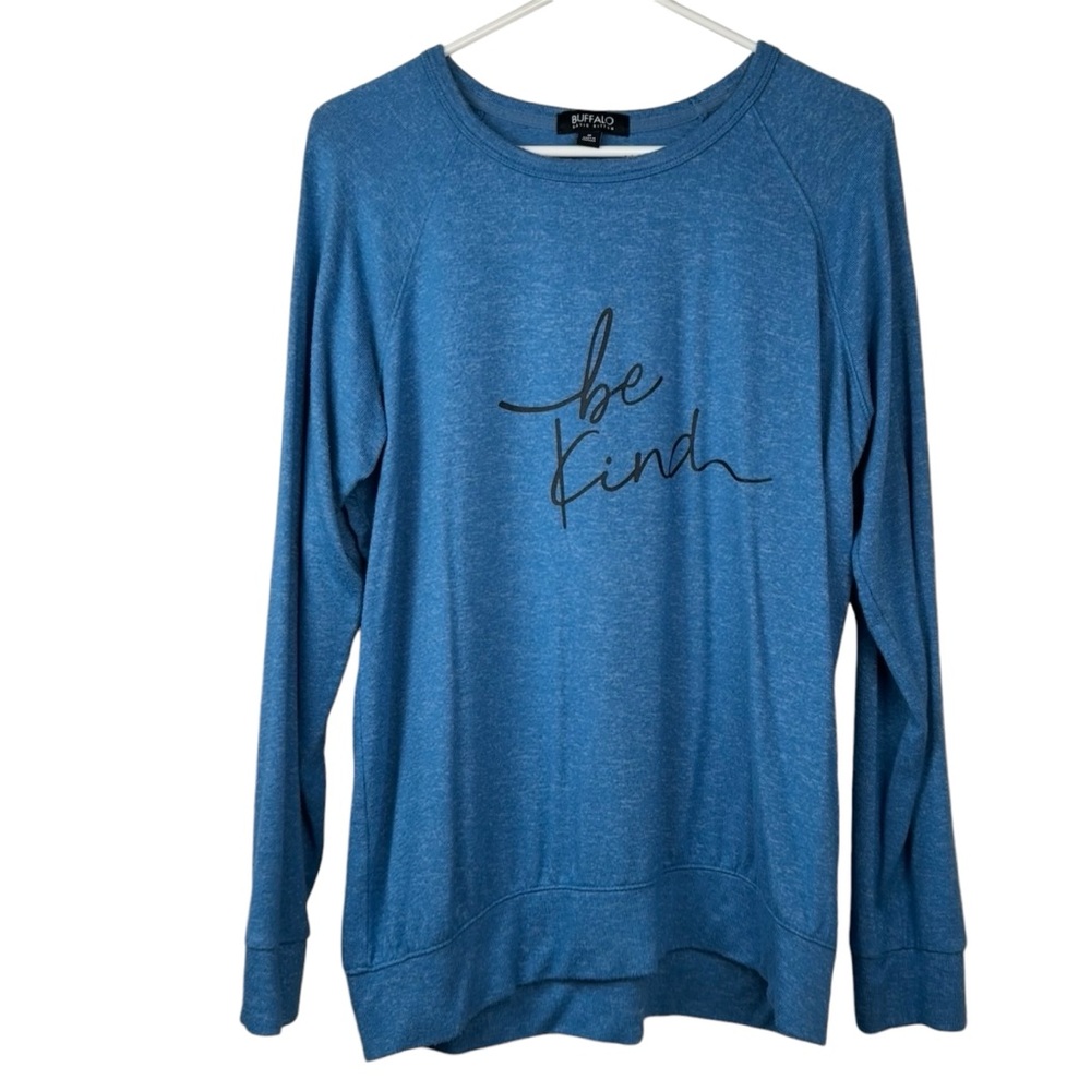 Buffalo David Bitton Men’s Soft Blue Viscose Blend Sweater Size M